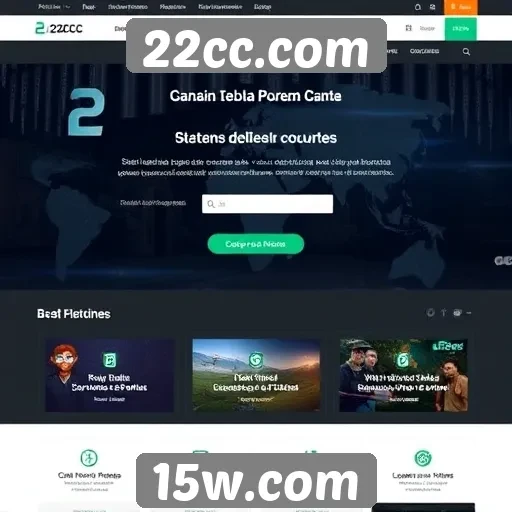 Principais recursos e funcionalidades do site 22cc.com
